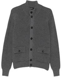 AROVESCIO - Button-Up Knit Cardigan - Lyst