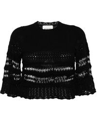 Isabel Marant - Frizy Crochet-knit Top - Lyst