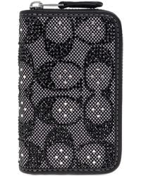 COACH - Logo-Monogram Studded Wallet - Lyst