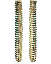 Rosantica - Turbo Crystal-embellished Drop Earrings - Lyst