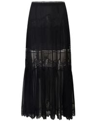 LoveShackFancy - Gestufter Aureline Rock Mit Spitzenbesatz - Lyst