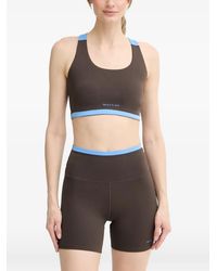 P.E Nation - Highgate Colour-Block Racerback Sports Bra - Lyst