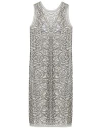 Munthe - Varika Sequin-Embellished Mesh Midi Dress - Lyst