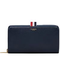 Thom Browne - Pebble Grain Long Zip Wallet - Lyst