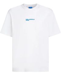 KARL LAGERFELD - Graphic-Print T-Shirt - Lyst