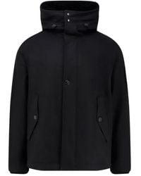 Stone Island - Hooded Jacket - Lyst