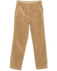 Aspesi - Corduroy Straight-Leg Trousers - Lyst