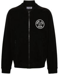 Versace Jeans Couture - Sweatshirt Mit Reißverschluss - Lyst