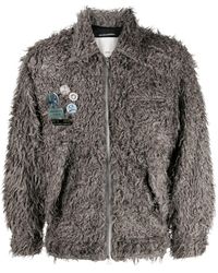 Song For The Mute - Jacke aus Faux Shearling - Lyst