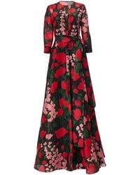 Carolina Herrera - フローラル イブニングドレス - Lyst