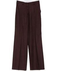 Manuel Ritz - Pressed-Crease Wide-Leg Trousers - Lyst