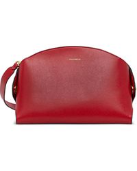 Coccinelle - Logo-Print Calf Leather Shoulder Bag - Lyst