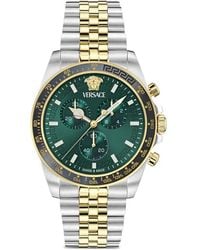 Versace - Greca Chrono 43Mm Watch - Lyst