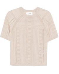 Ba&sh - Philo Eyelet-Knit Top - Lyst