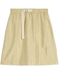 Jil Sander - Buckled High-Waisted Miniskirt - Lyst