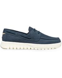 Geox - Flextride Plus Lace-Up Boat Loafers - Lyst