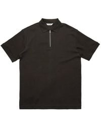 SELECTED - Krister Zip-Fastening Polo Shirt - Lyst