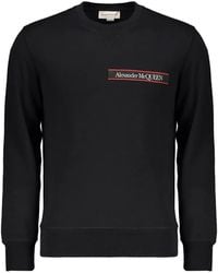 McQueen - Logo-Patch Sweatshirt - Lyst