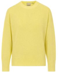 Allude - Crew-Neck Long-Sleeve Sweater - Lyst