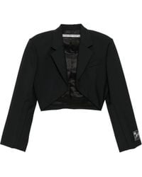 Alexander Wang - Logo-Patch Blazer - Lyst