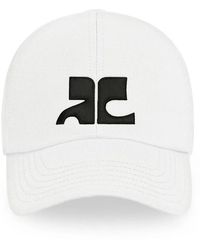 Courreges - Ac Baseballkappe Mit Logo-Patch - Lyst