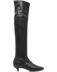 TOTEME - Nappa-Leather Knee-High Boots - Lyst
