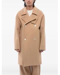 Jil Sander - Double-Breasted Wool Coat - Lyst