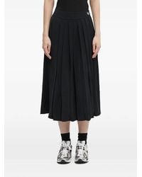 Fred Perry - Midi-Rok Met Geborduurd Logo - Lyst