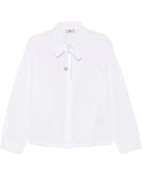 Herno - Camicia Con Fiocco - Lyst