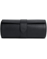 Smythson - Panama Leather 3-Watch Roll - Lyst