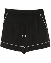 Sportmax - Piped Drawstring Shorts - Lyst