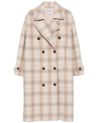 Loewe - Wool And Cashmere Double-Breasted Coat - Lyst