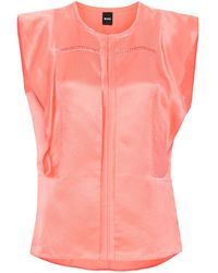 BOSS - Blouse À Volants - Lyst