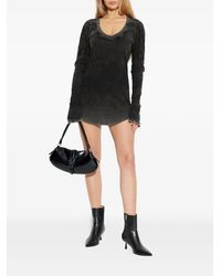 chinese dress ladies Ace Longsleeve Dress Ash  KNWLS