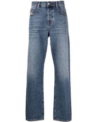 DIESEL - 2020 D-viker 007c2 Straight-leg Jeans - Lyst