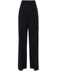 Valentino Garavani - High-Waisted Tailored Wool Trousers - Lyst