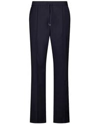 Valentino Garavani - Drawstring-Waist Tapered Trousers - Lyst