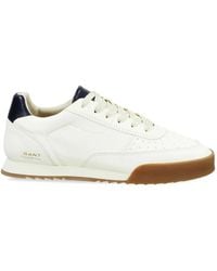 GANT - Baylle Perforated Lace-Up Sneakers - Lyst
