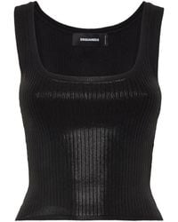 DSquared² - Sleeveless Tops - Lyst