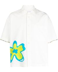 Bonsai - Hemd mit Blumen-Print - Lyst