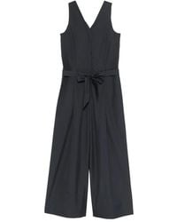 Max Mara - V-Neck Belted Jumpsuit - Lyst