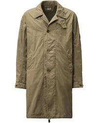 C.P. Company - Quilted-Lined Buttoned Coat - Lyst