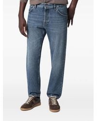 PT Torino - Whiskering-Effect Straight-Leg Jeans - Lyst