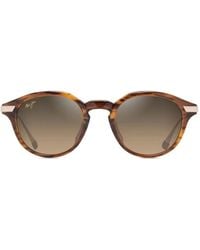 Maui Jim - Round-Frame Sunglasses - Lyst