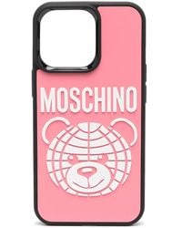 Moschino - Teddy Bear Motif Iphone 13 Pro Case - Lyst