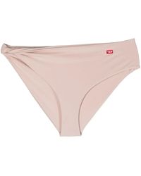 DIESEL - Ash Twisted Bikini Bottoms - Lyst