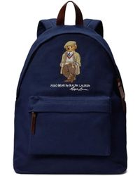 Polo Ralph Lauren - Polo Bear-Embroidered Canvas Backpack - Lyst