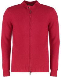 Moorer - Zip-Up Cardigan - Lyst