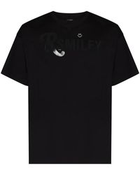 Raf Simons - X Smiley Slogan-Print T-Shirt - Lyst
