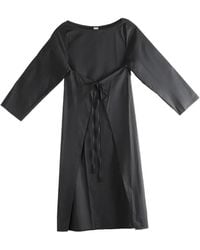 Baserange - Tie Long-Sleeve Midi Dress - Lyst